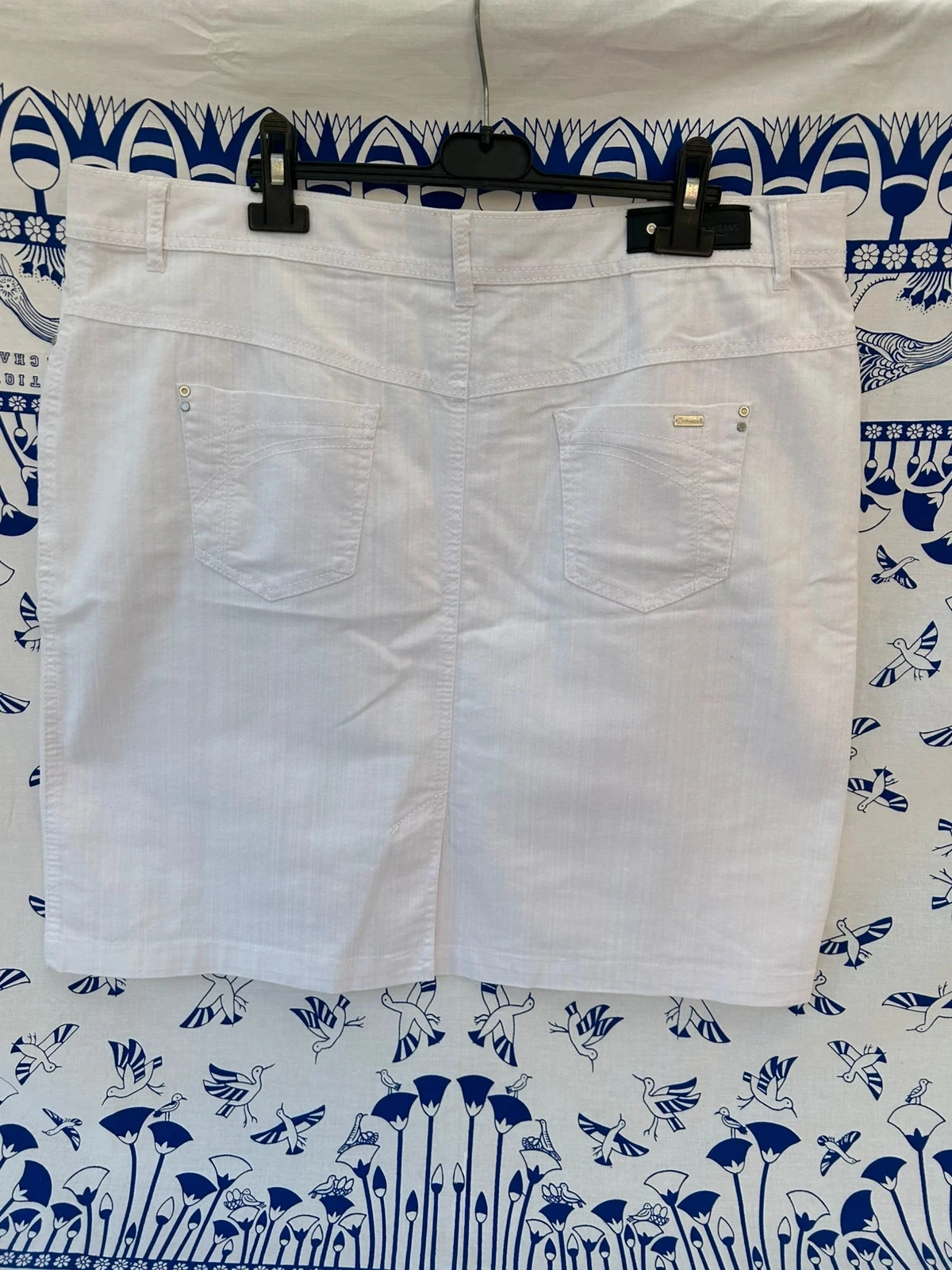 Saia 50/5XL nova Brandtex branca feminina – photo 3